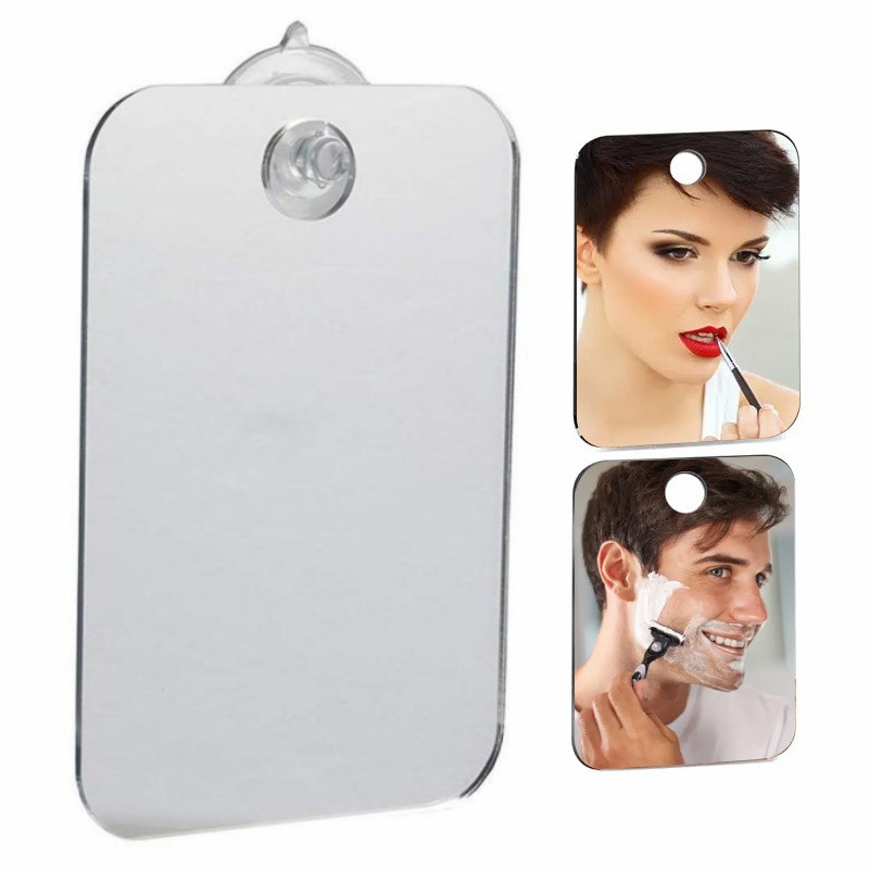Travel Accessories Needed - Acrylic Anti Fog Mirror Shower Shaving