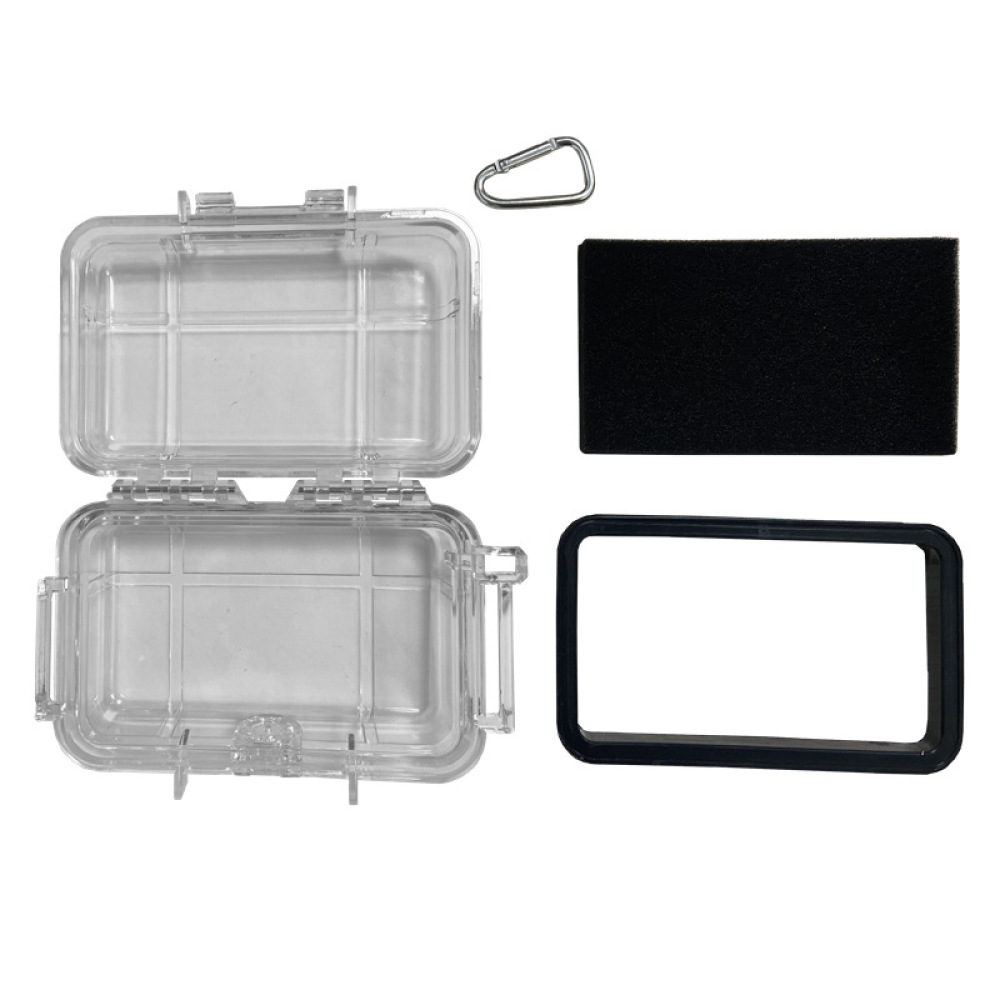Travel Accessories Jewelry - Mini Portable Waterproof Storage Box Transparent