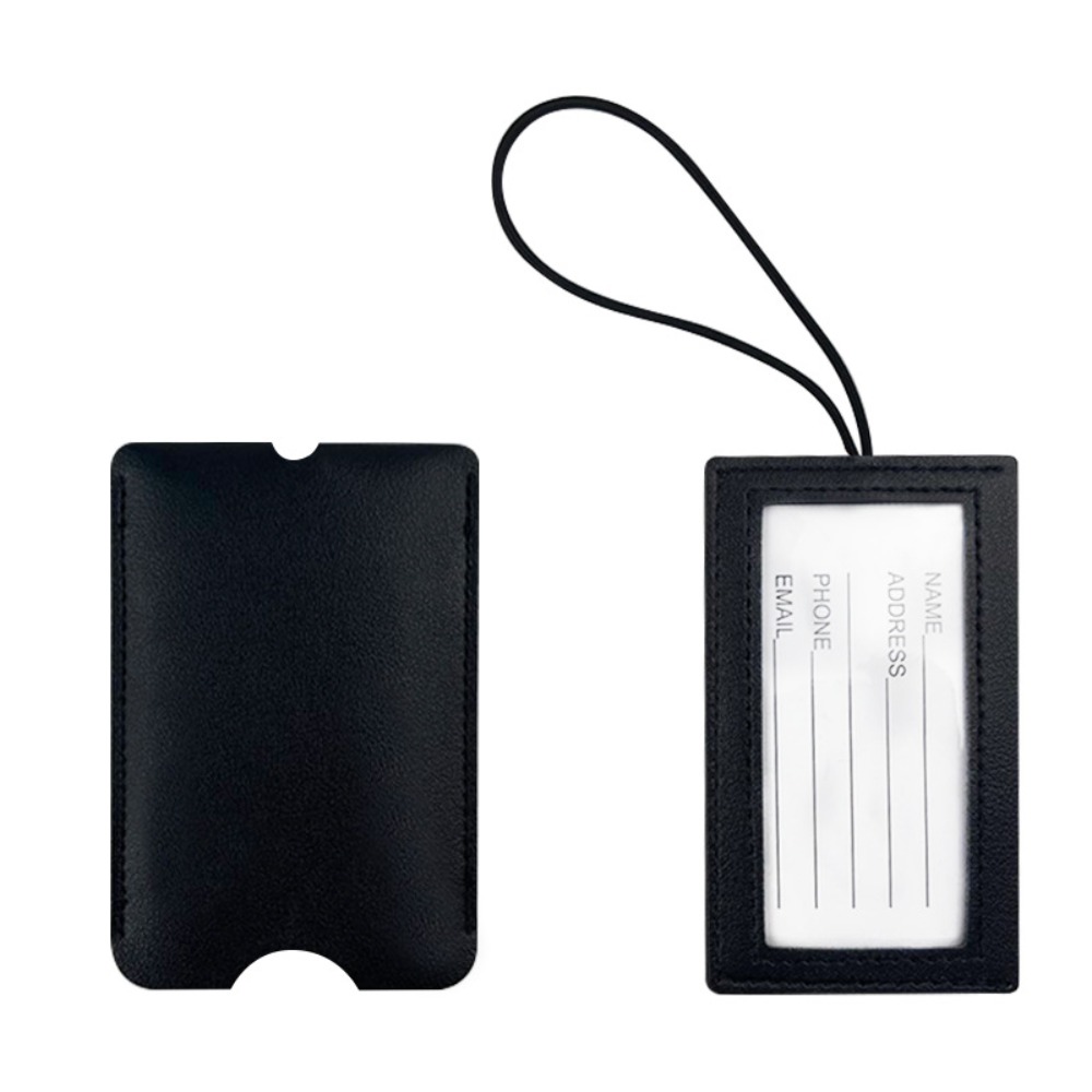 Travel Accessories Luggage Straps - PU Leather Pull out Luggage Tag