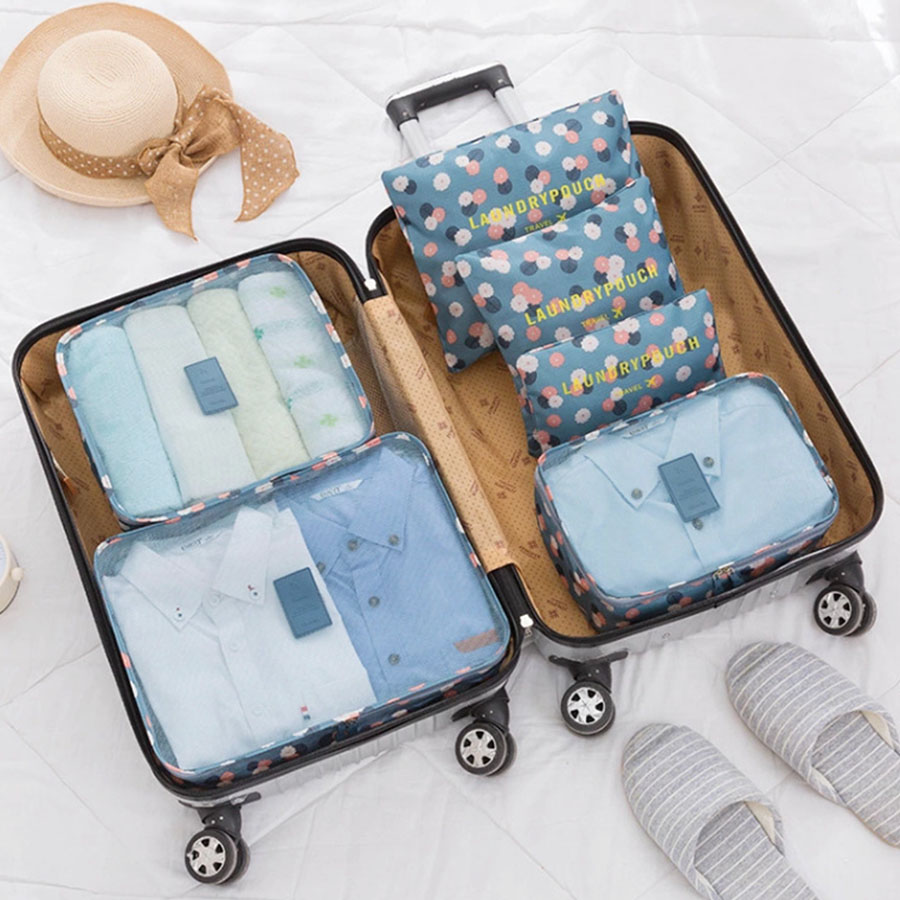 Travel Accessories Store - 6pcs Travel Organizer Storage Bags Portable