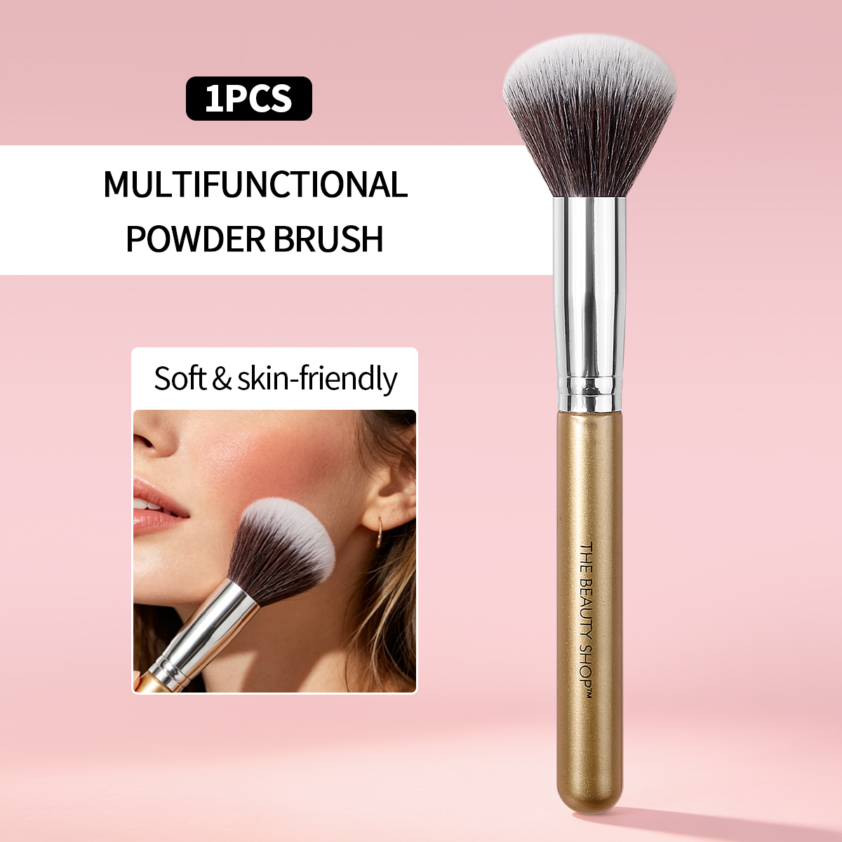Travel Accessories Needed - Large Size Blush Powder Makeup Brush