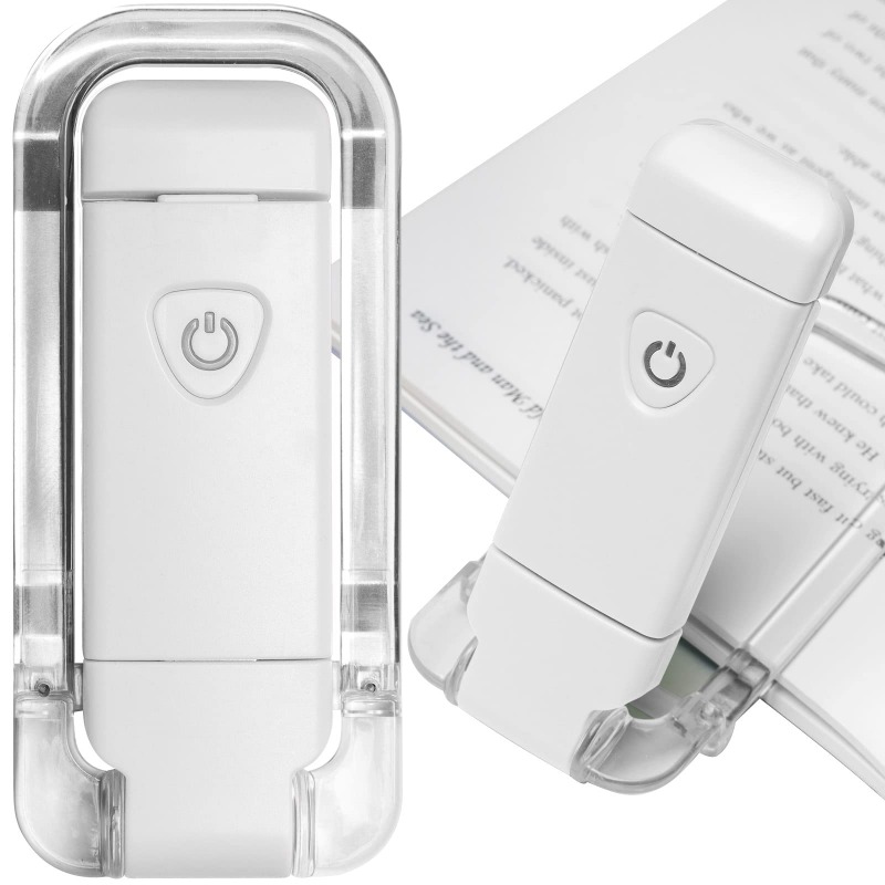 Travel Reading Accessories - Portable LED Book Reading Light Clip