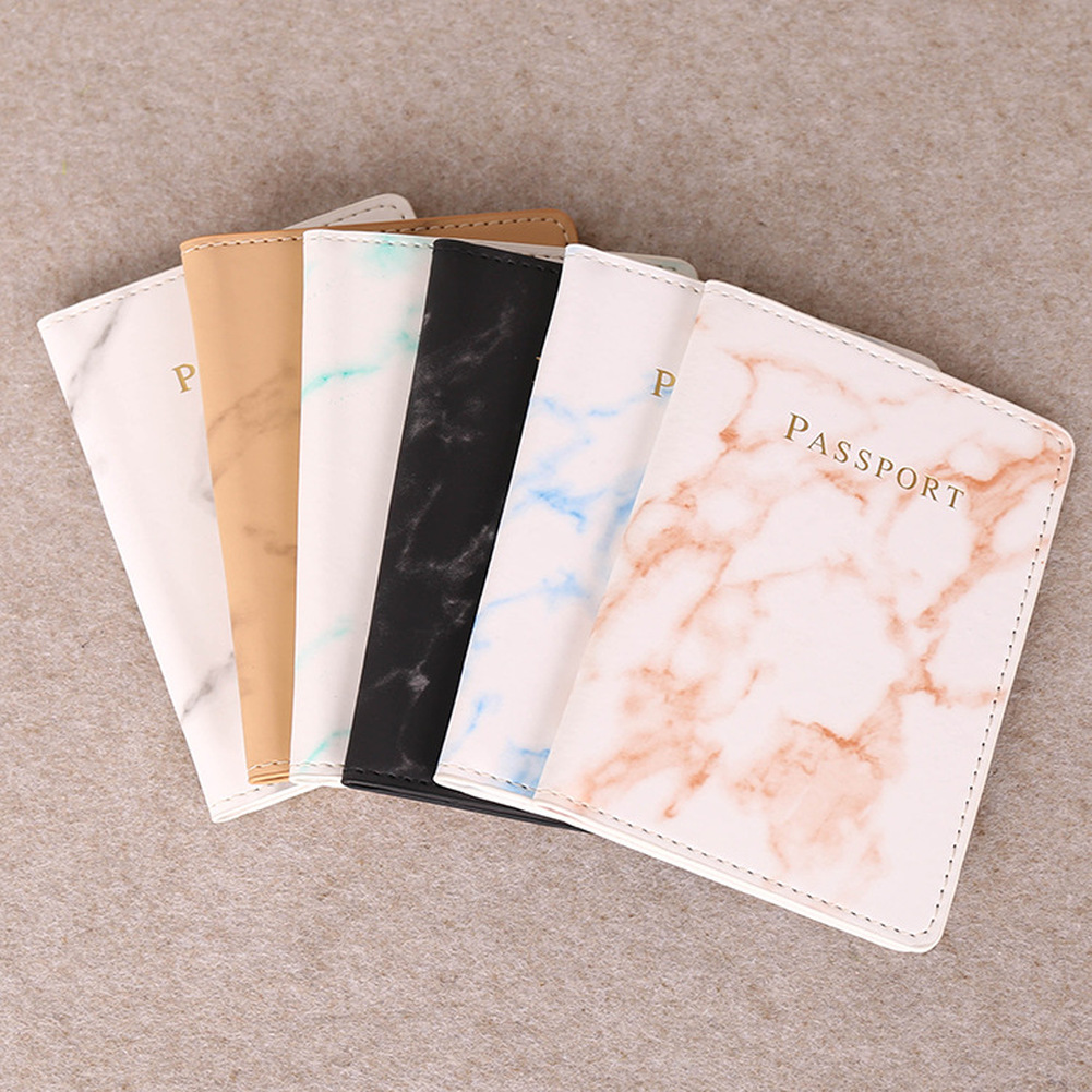 Travel Accessories Pouch For Women - Fashion Women Men Passport Cover Pu