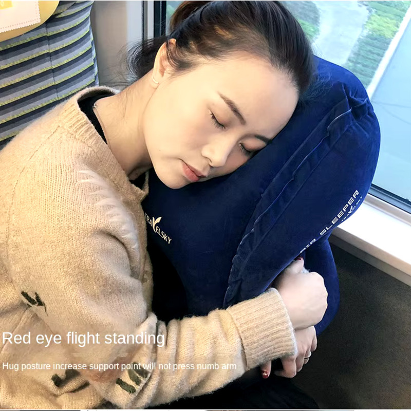 Inflatable Travel Pillow Trave - Travel Accessories For Long Haul Flights recension och pris
