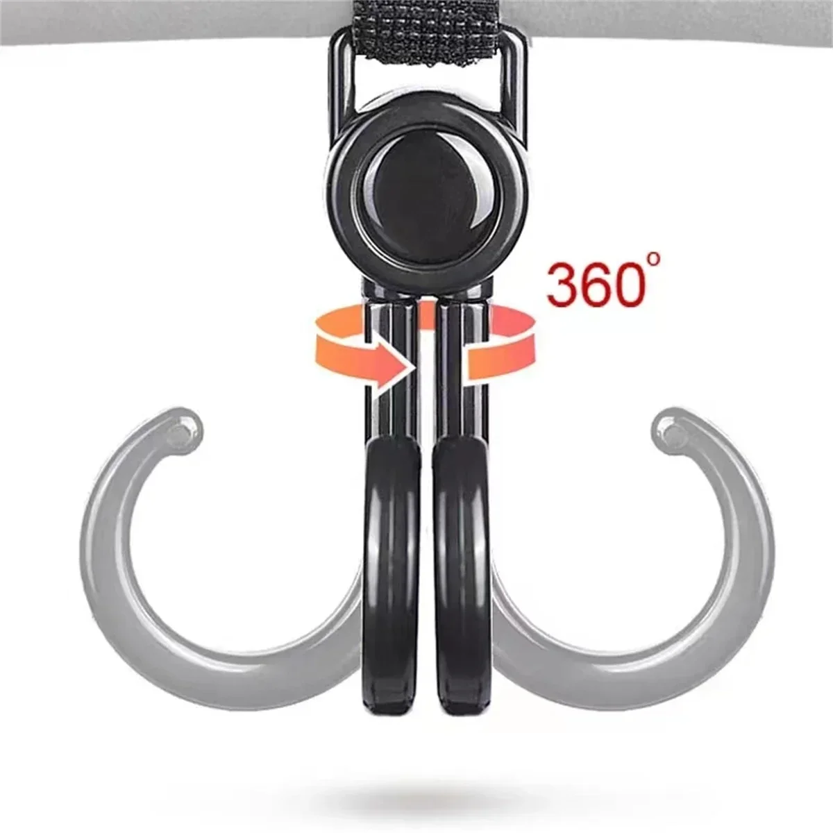Rotatable Double Hooks Baby St - Travel Accessories For 2 Year Old recension och pris