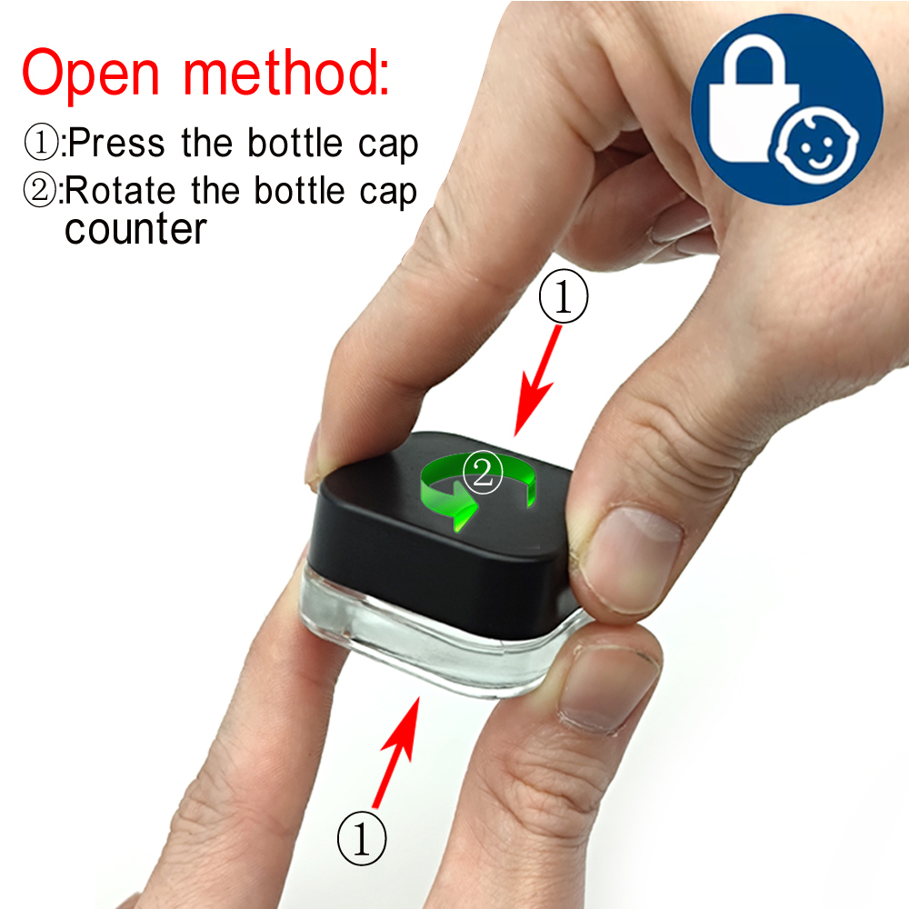 20pcs Glass Jars With Security - Travel Accessories Needed recension och pris