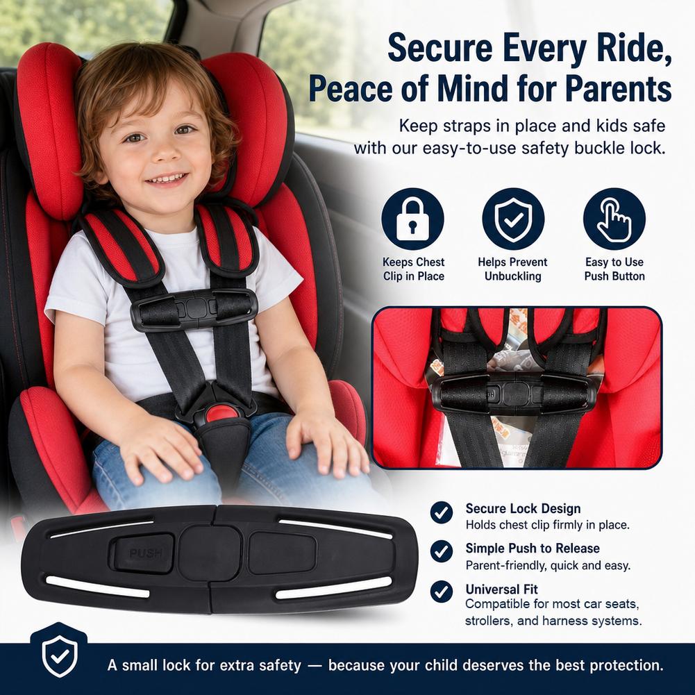 Car Child Safety Seat Strap Cl - Travel Accessories For Toddlers recension och pris