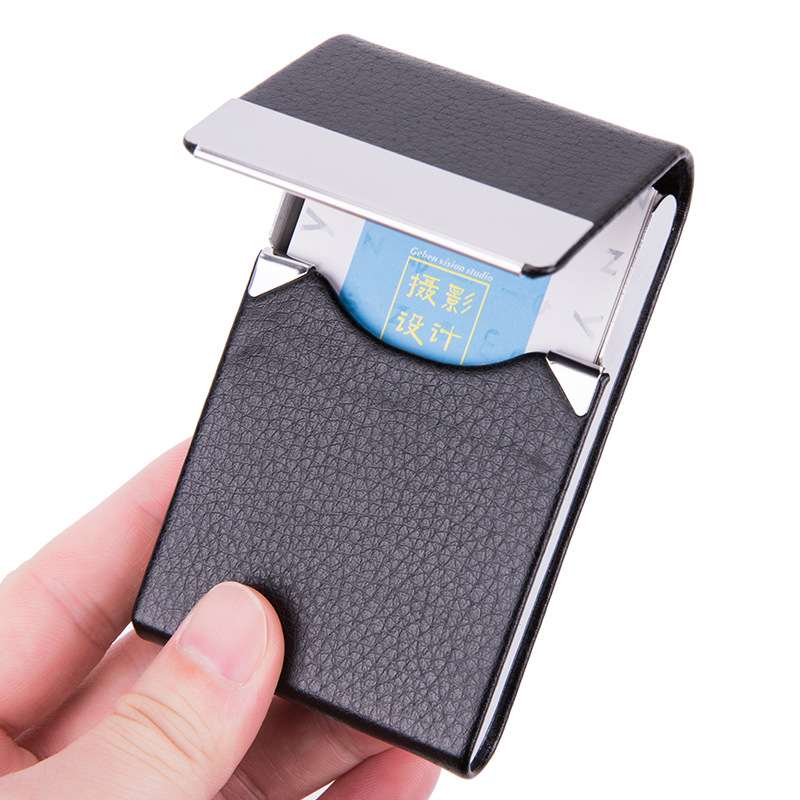 1 PC Business Card Holder Case - Travel Wallet Slim recension och pris