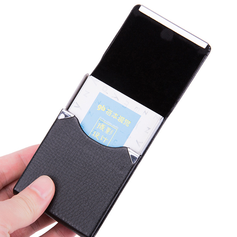 1 PC Business Card Holder Case - Travel Wallet Slim recension och pris
