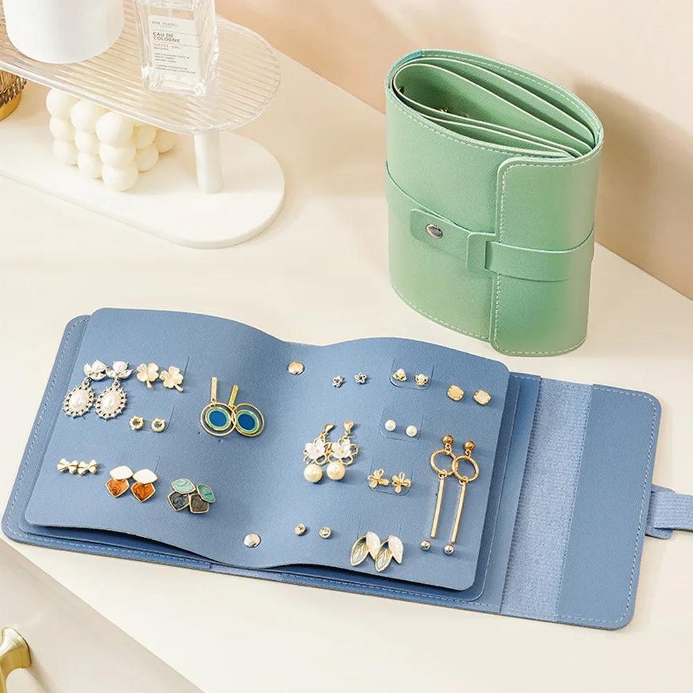 Large Capacity Tiered PU Leath - Travel Accessories Jewelry recension och pris