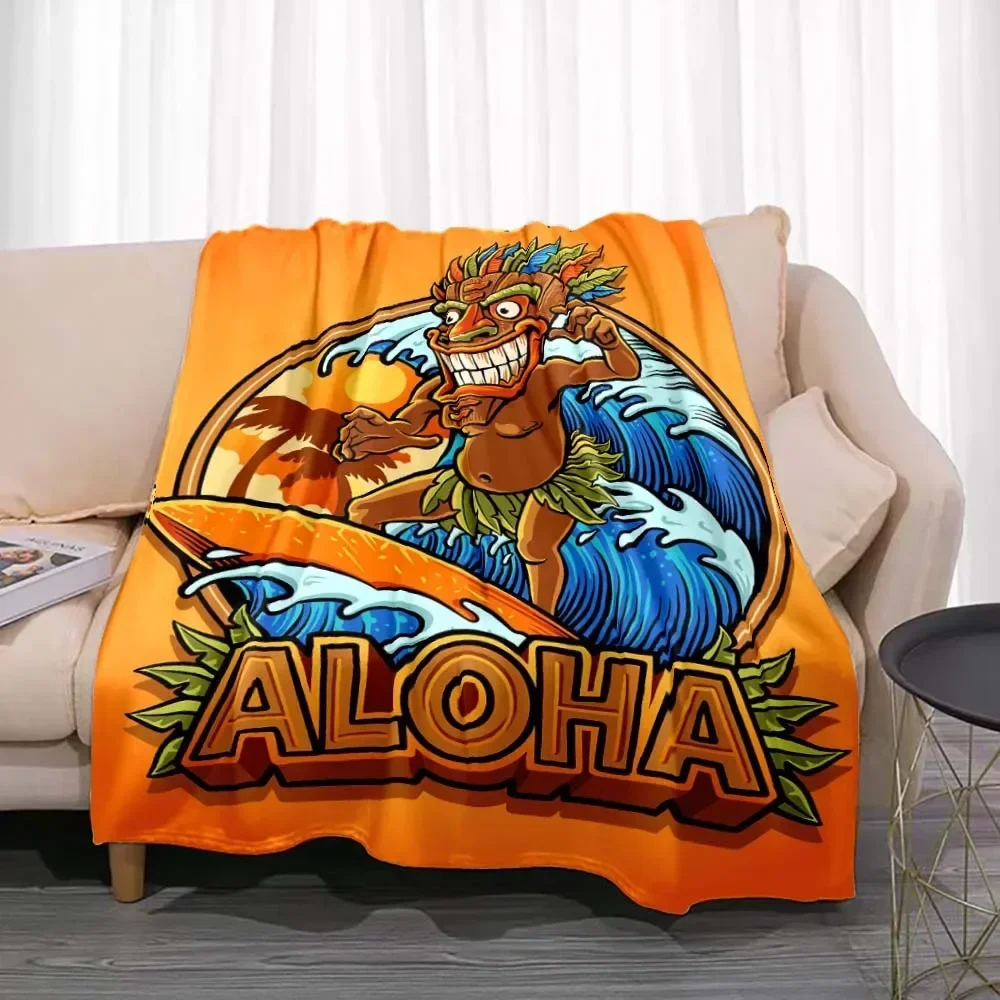 Tiki Bar Fashion Flannel Throw - Travel Accessories Hawaii recension och pris