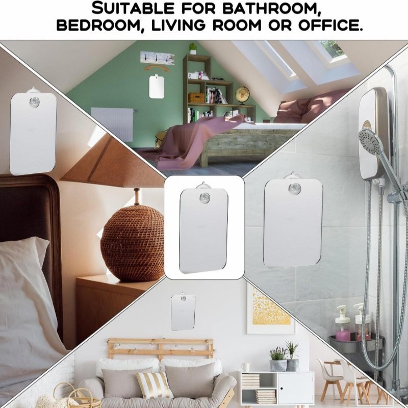 Acrylic Anti Fog Mirror Shower - Travel Accessories Needed recension och pris
