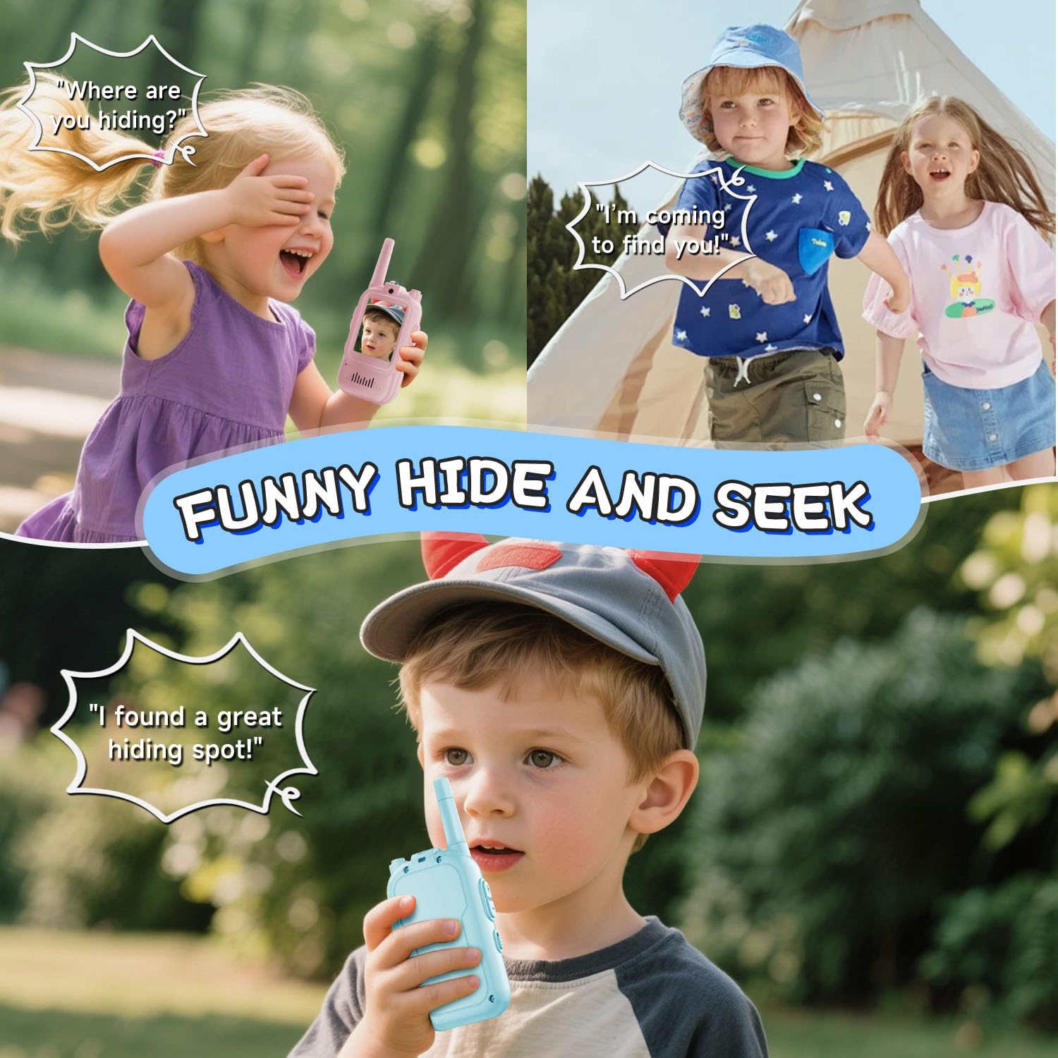 2PCS  Video Walkie Talkies for - Travel Accessories For Toddlers recension och pris