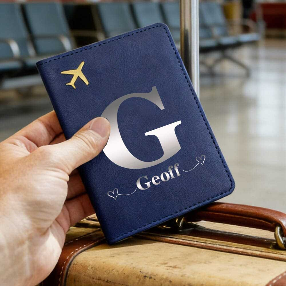 Customized Name Travel PU Pass - Travel Wallet Slim recension och pris