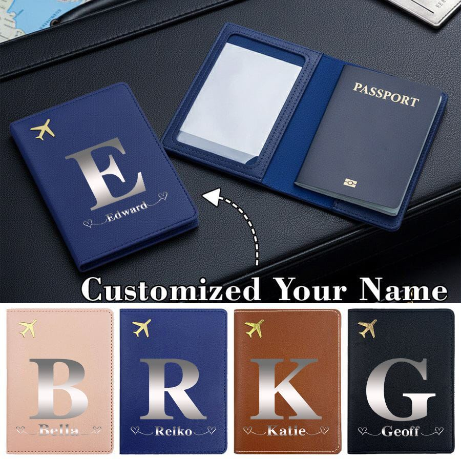 Customized Name Travel PU Pass - Travel Wallet Slim recension och pris