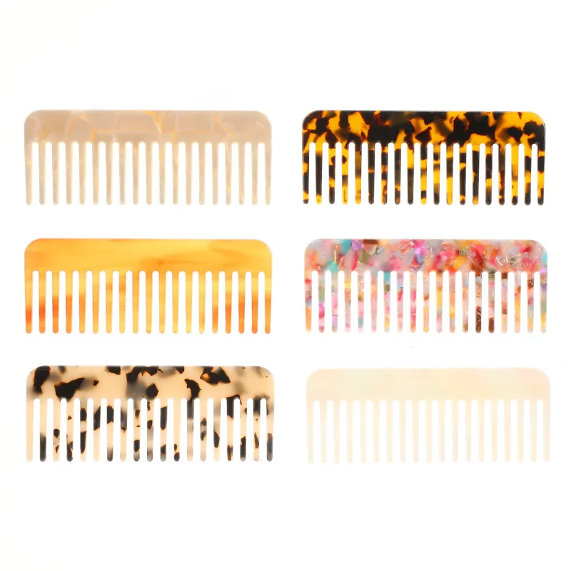 Wide Teeth Acetate Hair Combs  - Travel Accessories Needed recension och pris