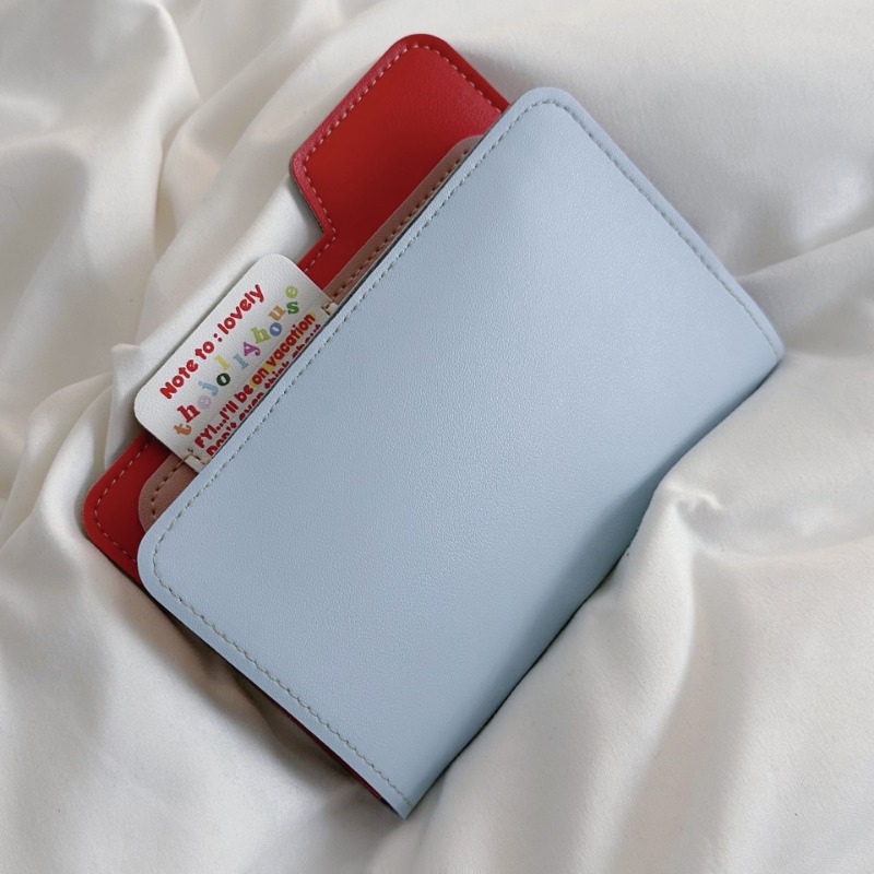 Ins Color Block Passport Holde - Travel Accessories Pouch For Women recension och pris