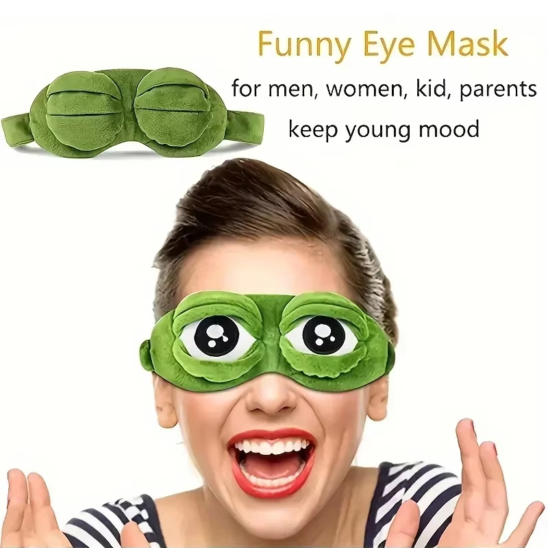 Frog Shaped Eye Mask Party Gam - Travel Accessories Store recension och pris