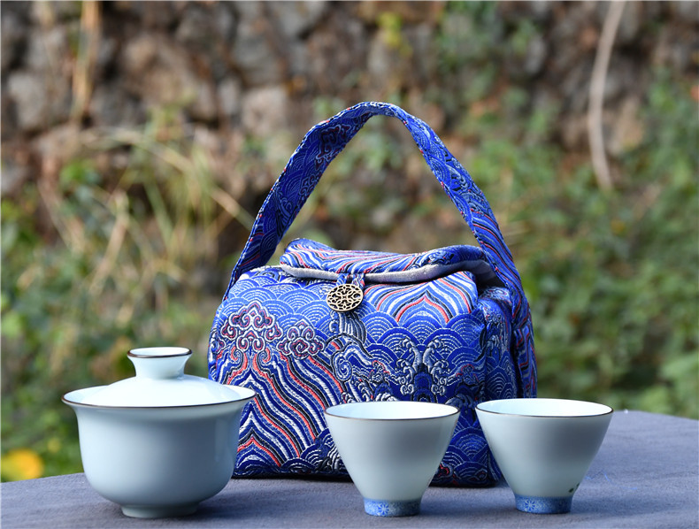 Vintage Teaware Storage Bag Ac - Travel Accessories Jewelry recension och pris