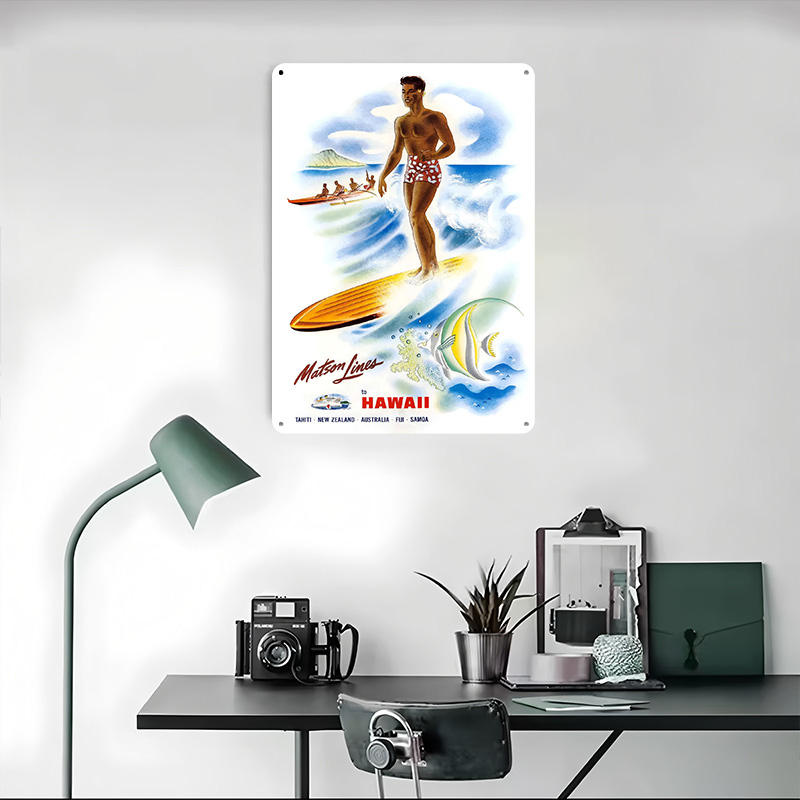 Vintage Matson Lines Hawaii Tr - Travel Accessories Hawaii recension och pris
