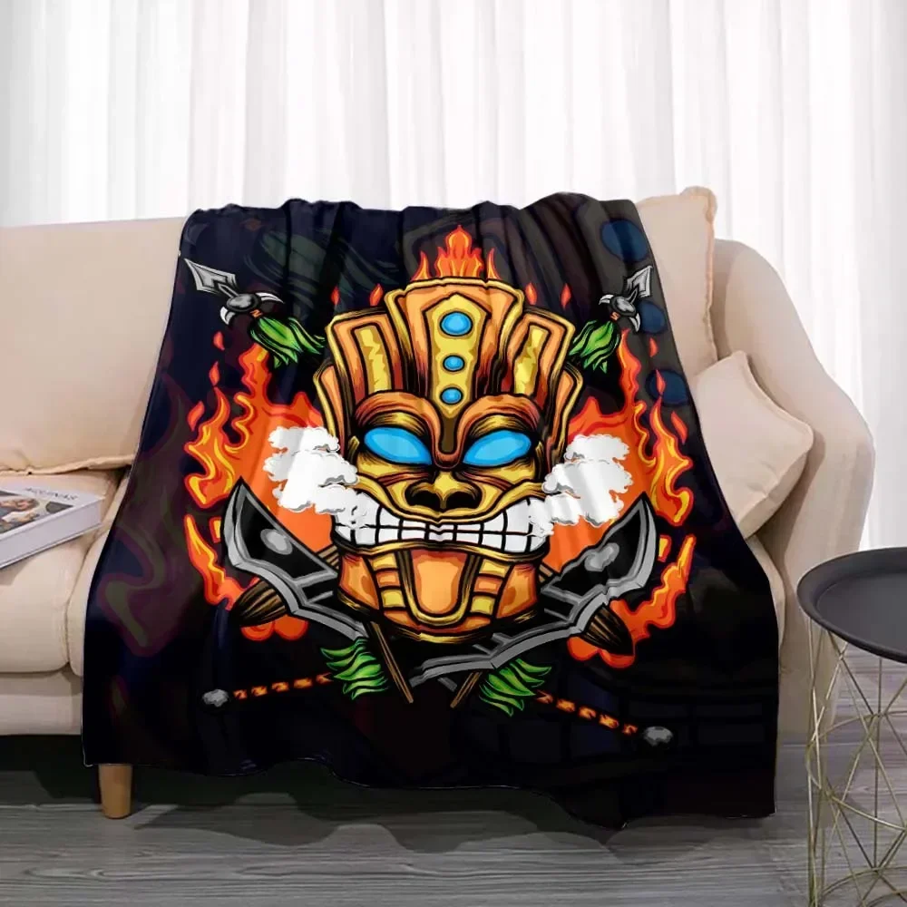 Tiki Bar Fashion Flannel Throw - Travel Accessories Hawaii recension och pris