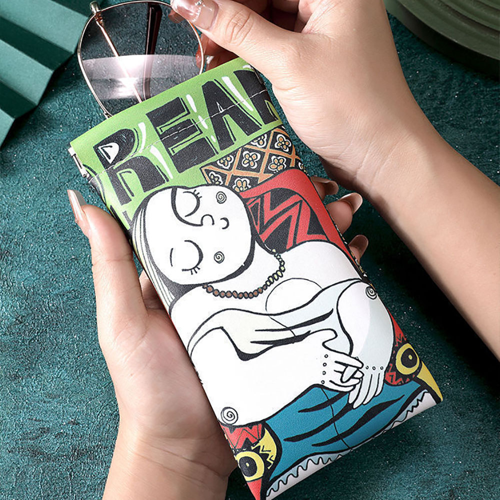 Cartoon Sunglasses Case PU Lea - Travel Accessories Pouch For Women recension och pris