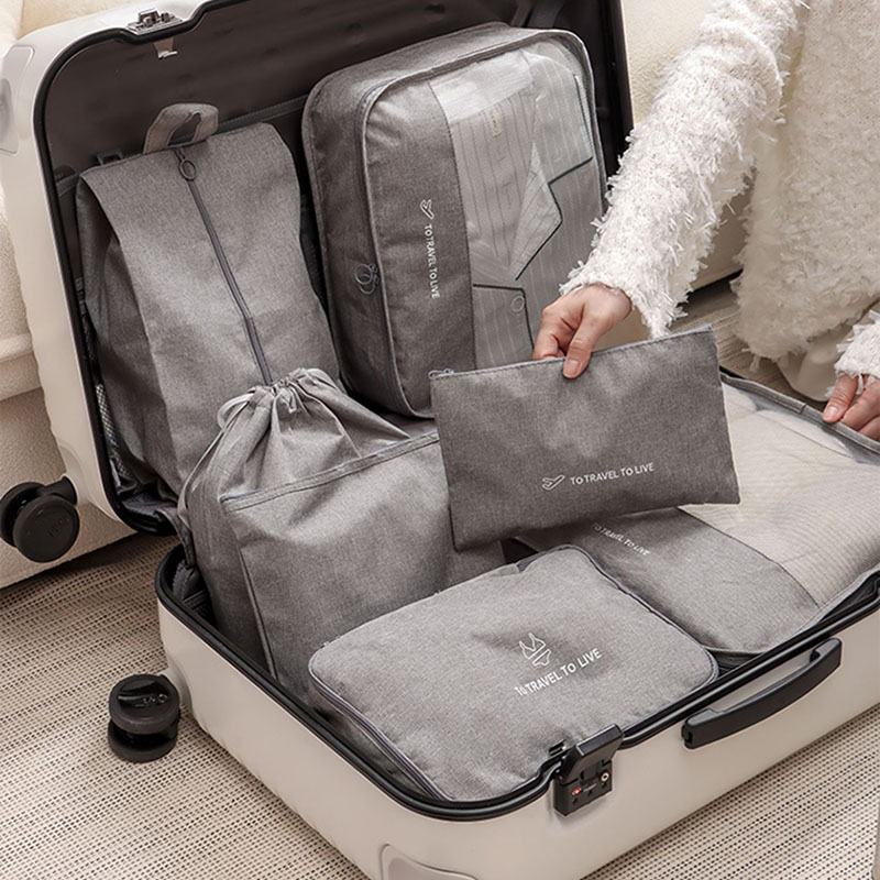 7 Piece Travel Packing Cubes S - Travel Accessories Pouch For Women recension och pris