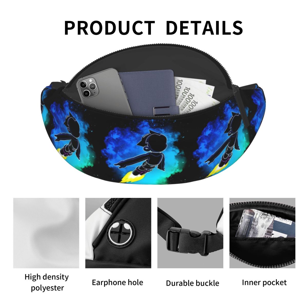Custom Animes A-Astroed Boy Ca - Travel Accessories Pouch For Women recension och pris