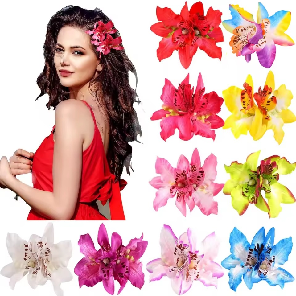 2Pcs Hawaii Orchid Flowers Hai - Travel Accessories Hawaii recension och pris