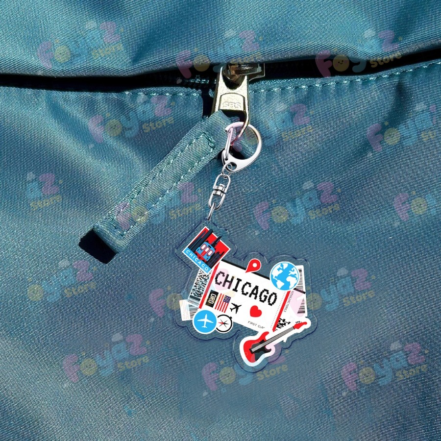 Retro Traveling Plane Keychain - Travel Accessories New York recension och pris