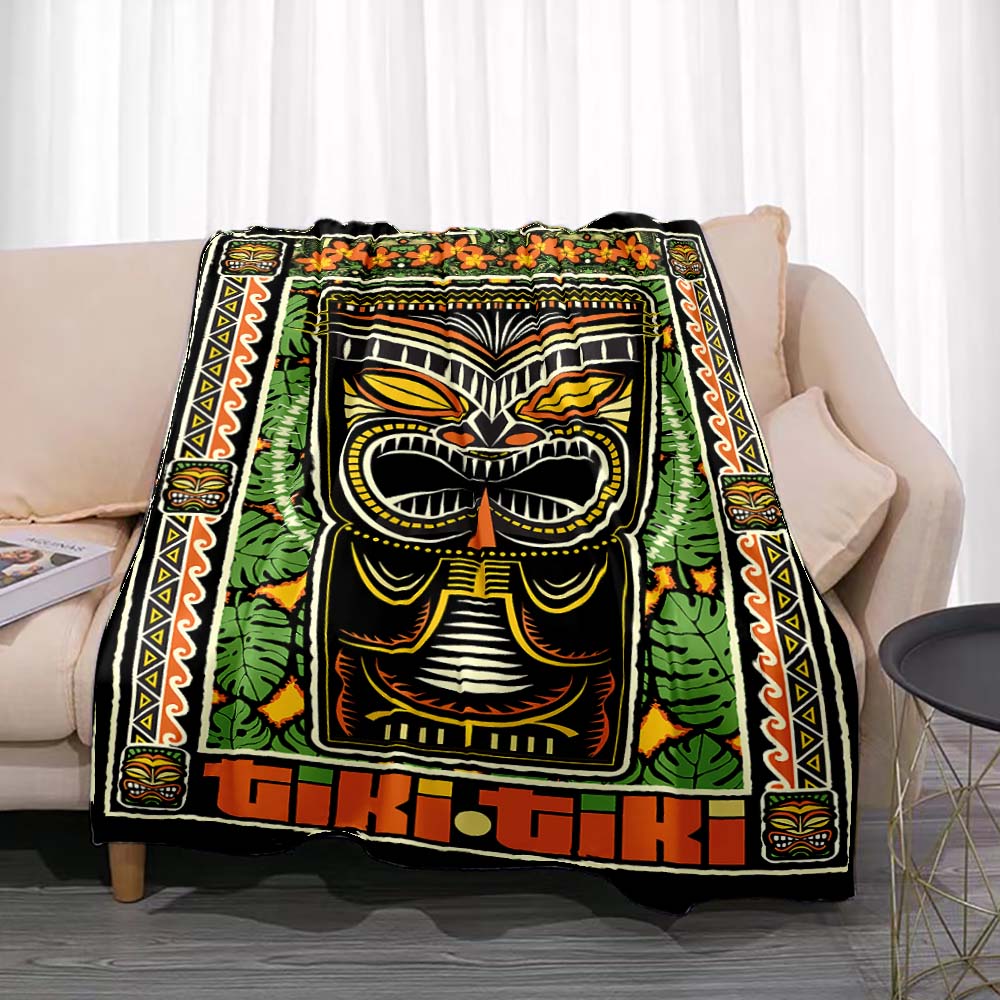 Tiki Bar Fashion Flannel Throw - Travel Accessories Hawaii recension och pris