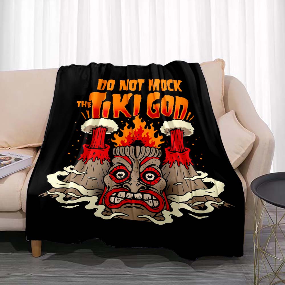 Tiki Bar Fashion Flannel Throw - Travel Accessories Hawaii recension och pris