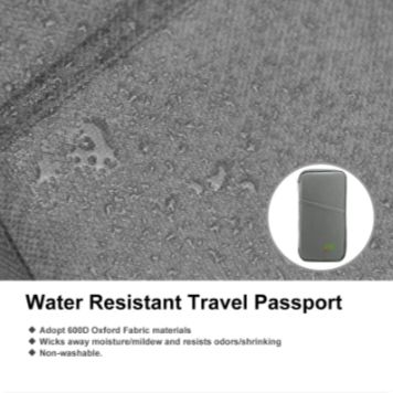 Travel Passport Wallet with 12 - Travel Wallet Slim recension och pris