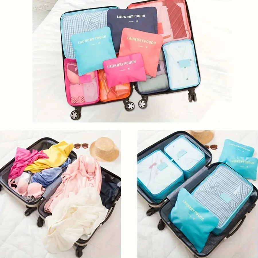 6pcs Travel Organizer Storage  - Travel Accessories Store recension och pris