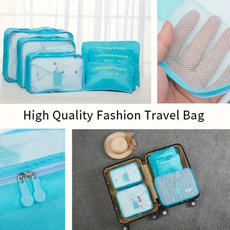 6pcs Travel Organizer Storage  - Travel Accessories Store recension och pris