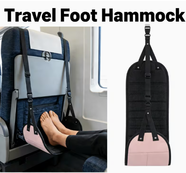 Adjustable footrest with N por - Travel Accessories For Long Haul Flights recension och pris