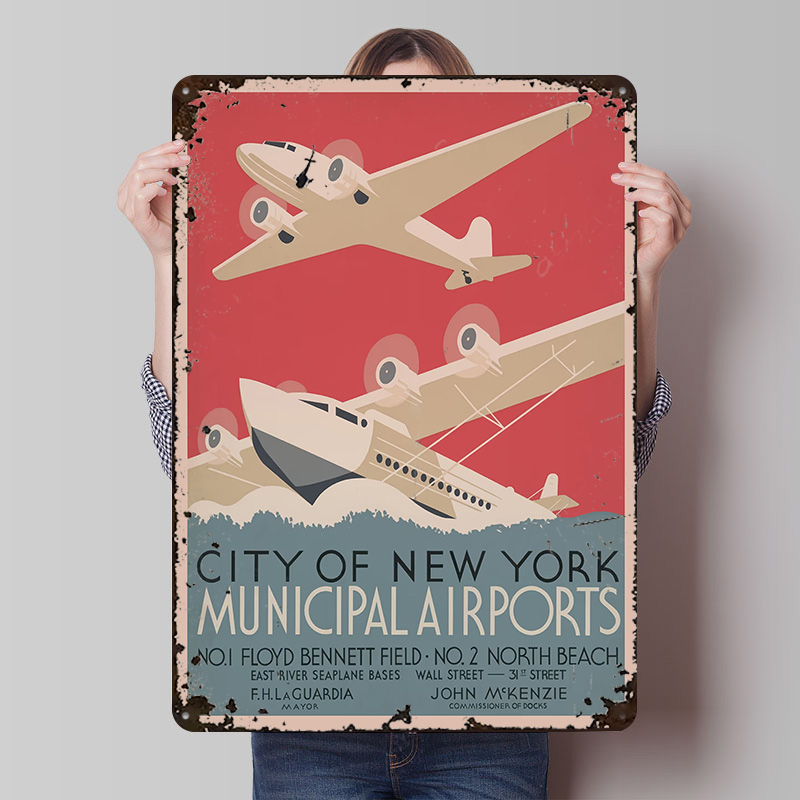 Vintage NYC New York Airports  - Travel Accessories New York recension och pris