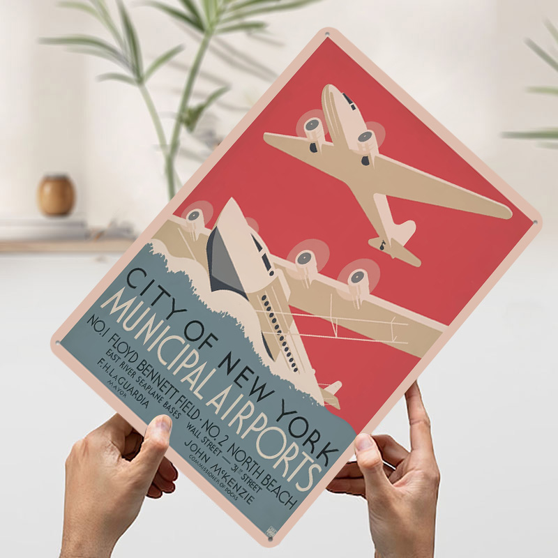 Vintage NYC New York Airports  - Travel Accessories New York recension och pris