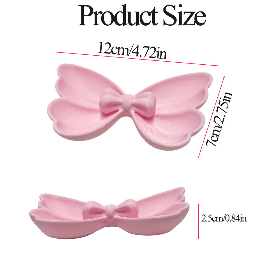 2Pcs Mini Bow-Shaped Jewelry S - Travel Accessories Jewelry recension och pris