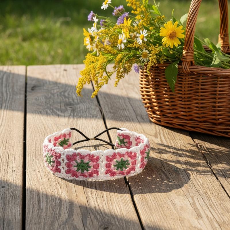 Knitted Flower Headband Colorf - Travel Accessories Hawaii recension och pris