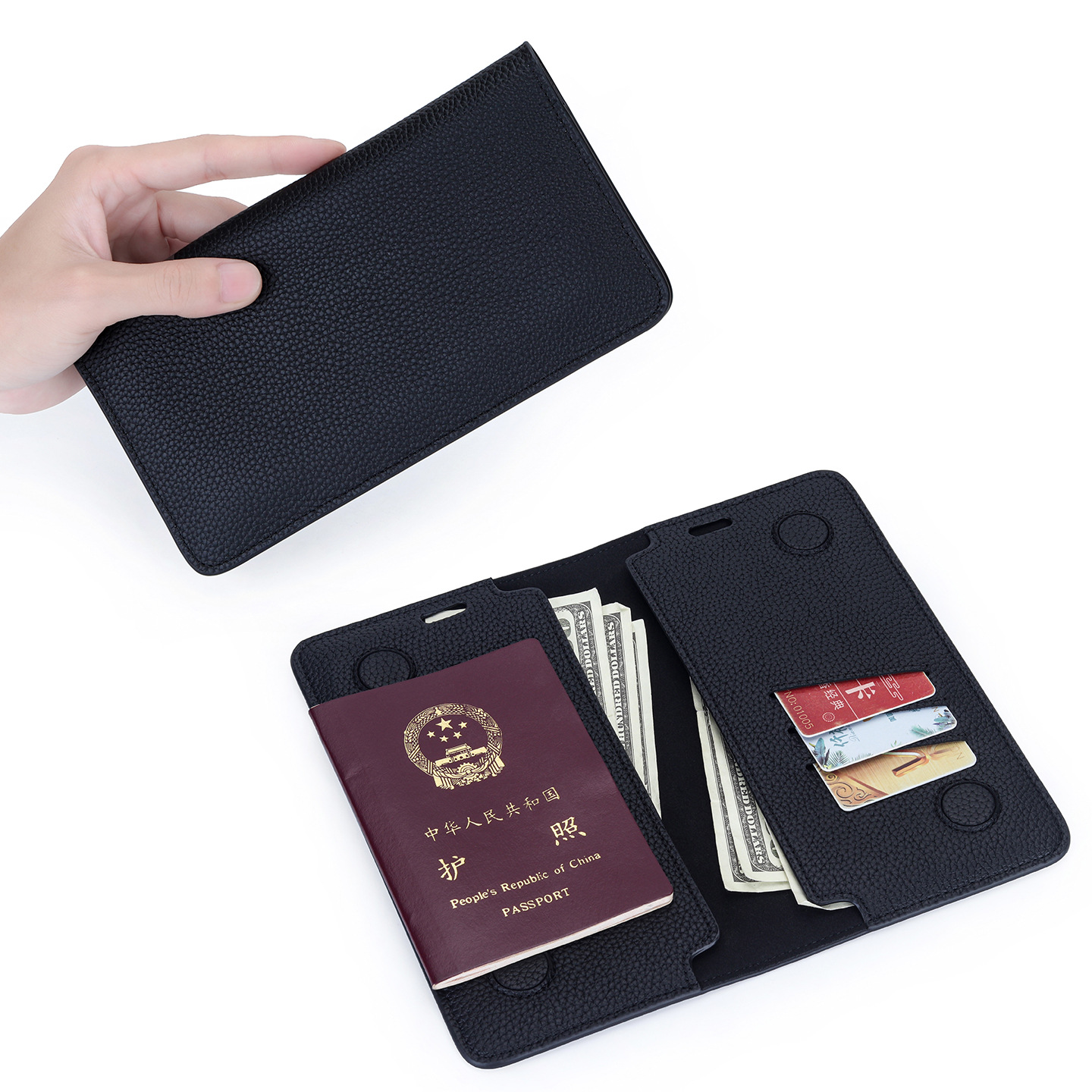 Slim Minimalist Passport Walle - Travel Wallet Slim recension och pris