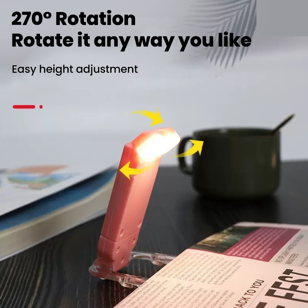 Portable Rechargeable LED Clip - Travel Reading Accessories recension och pris