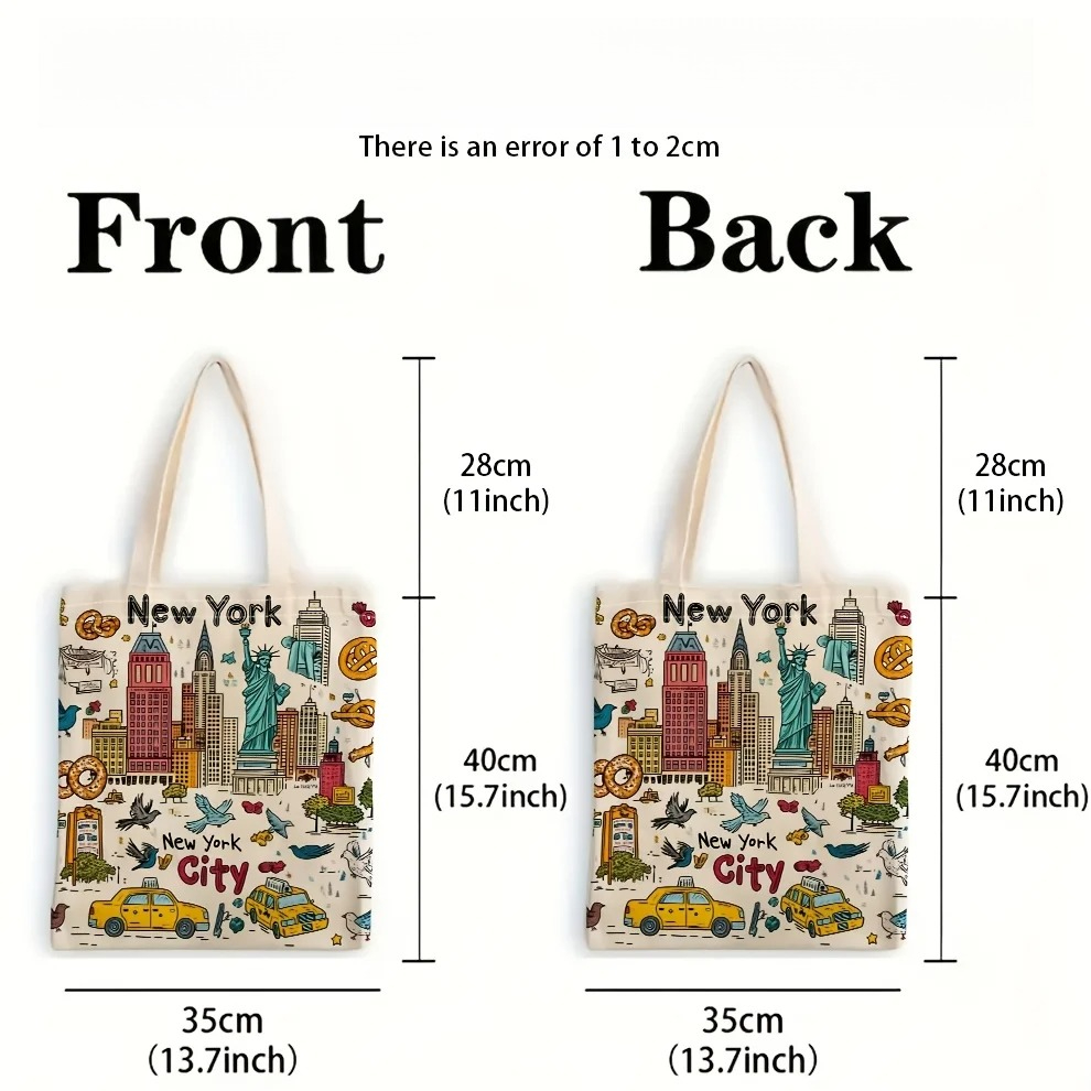 New York City Canvas Tote Bag  - Travel Accessories New York recension och pris