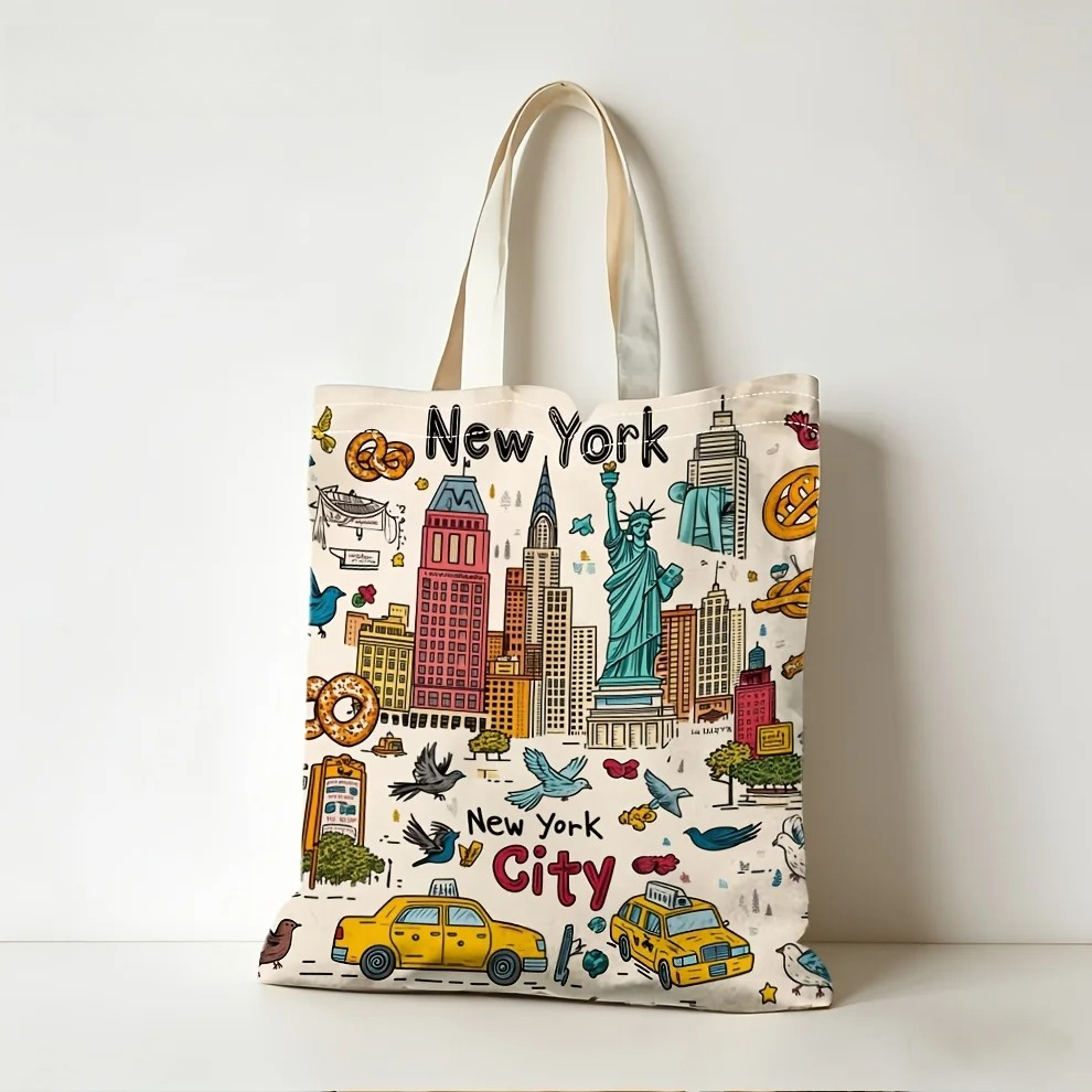 New York City Canvas Tote Bag  - Travel Accessories New York recension och pris