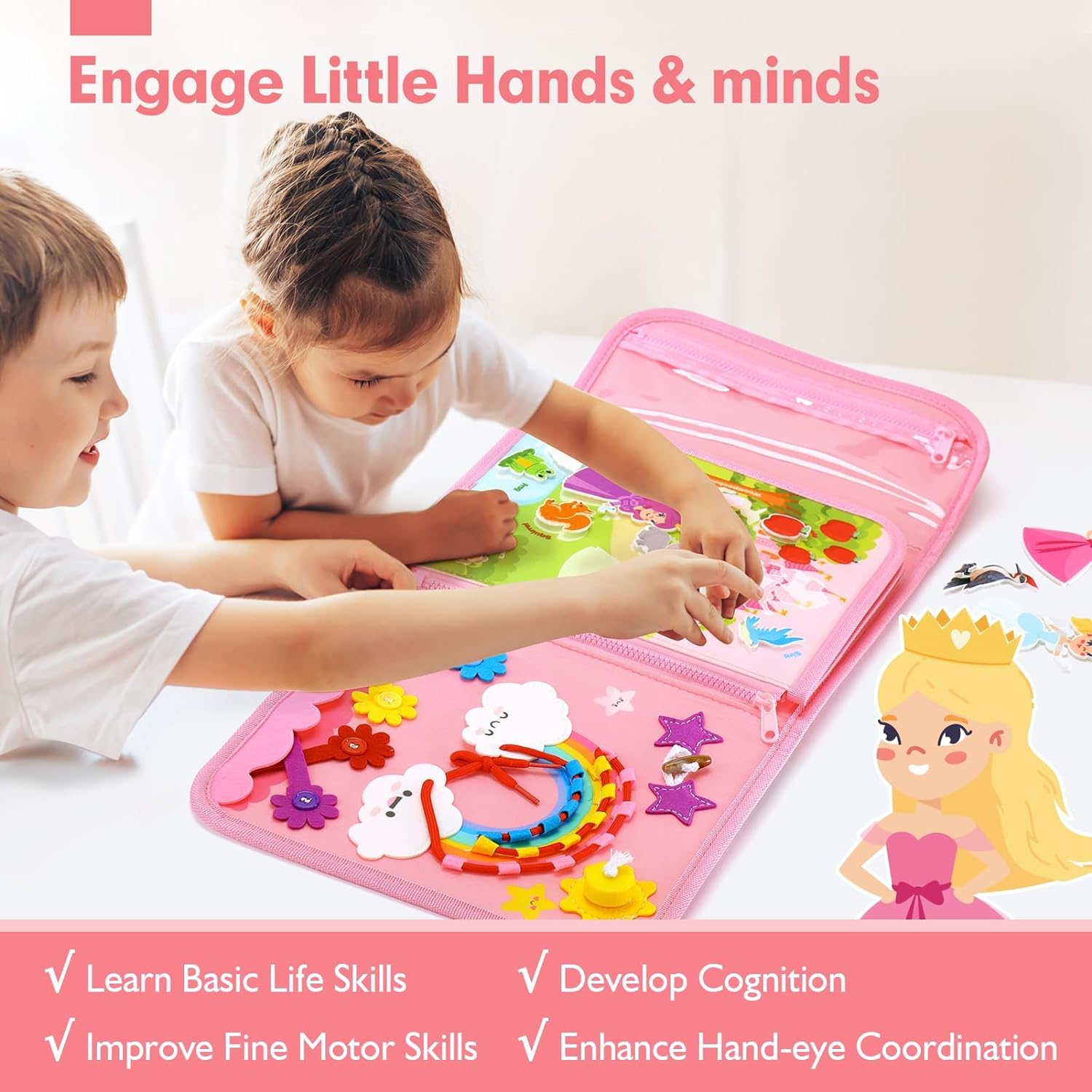 Toddler Busy Board Toys Montes - Travel Accessories For Toddlers recension och pris