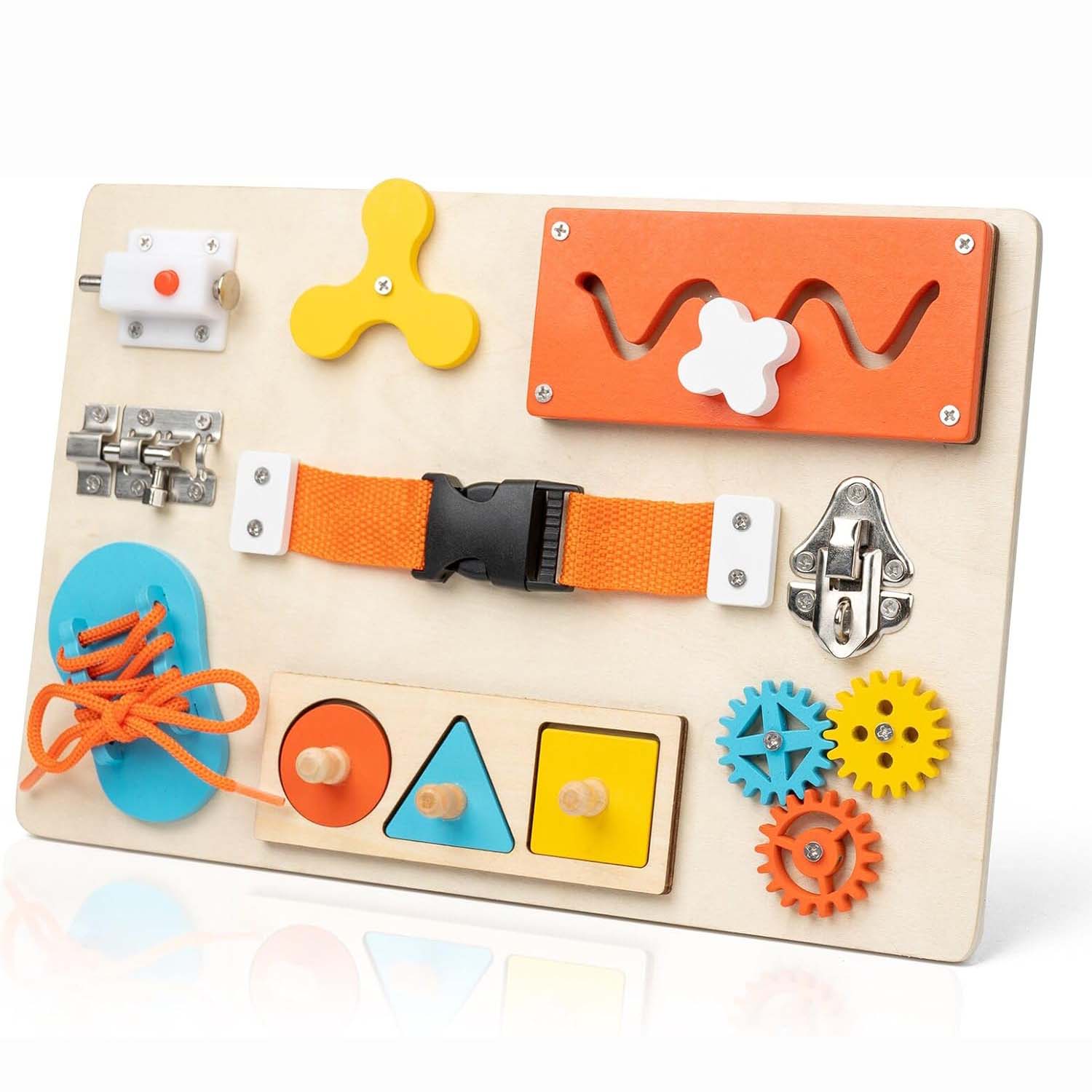 Montessori Busy Board for Todd - Travel Accessories For Toddlers recension och pris