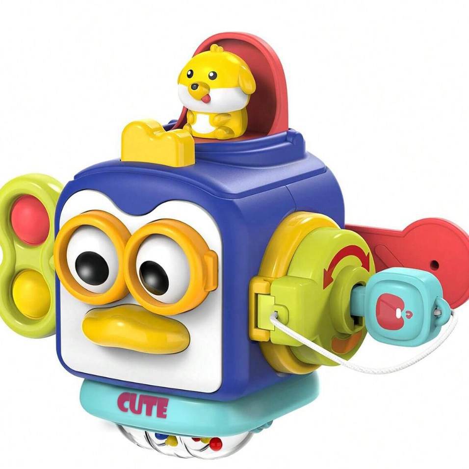 Baby Busy Board Cube Montessor - Travel Accessories For Toddlers recension och pris