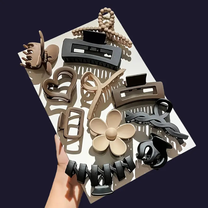 11Pcs Assorted Hair Claw Clips - Travel Accessories Store recension och pris