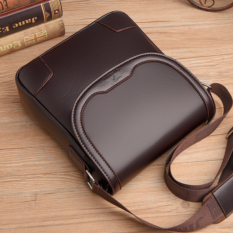 Luxury Brand Men Leather Shoul - Travel Accessories Luxury Brands recension och pris