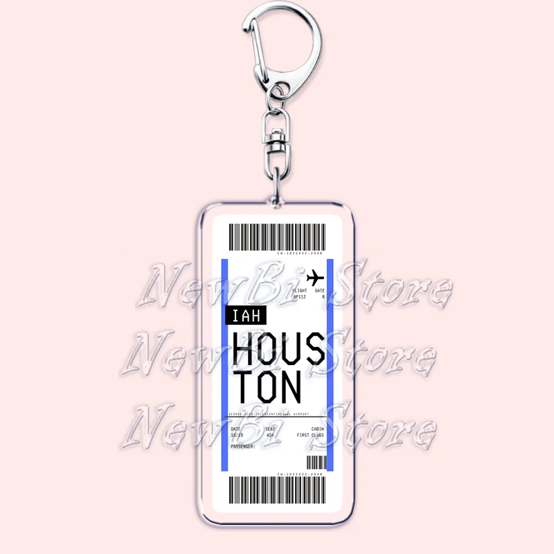 Plane Ticket Boarding Pass Key - Travel Accessories New York recension och pris